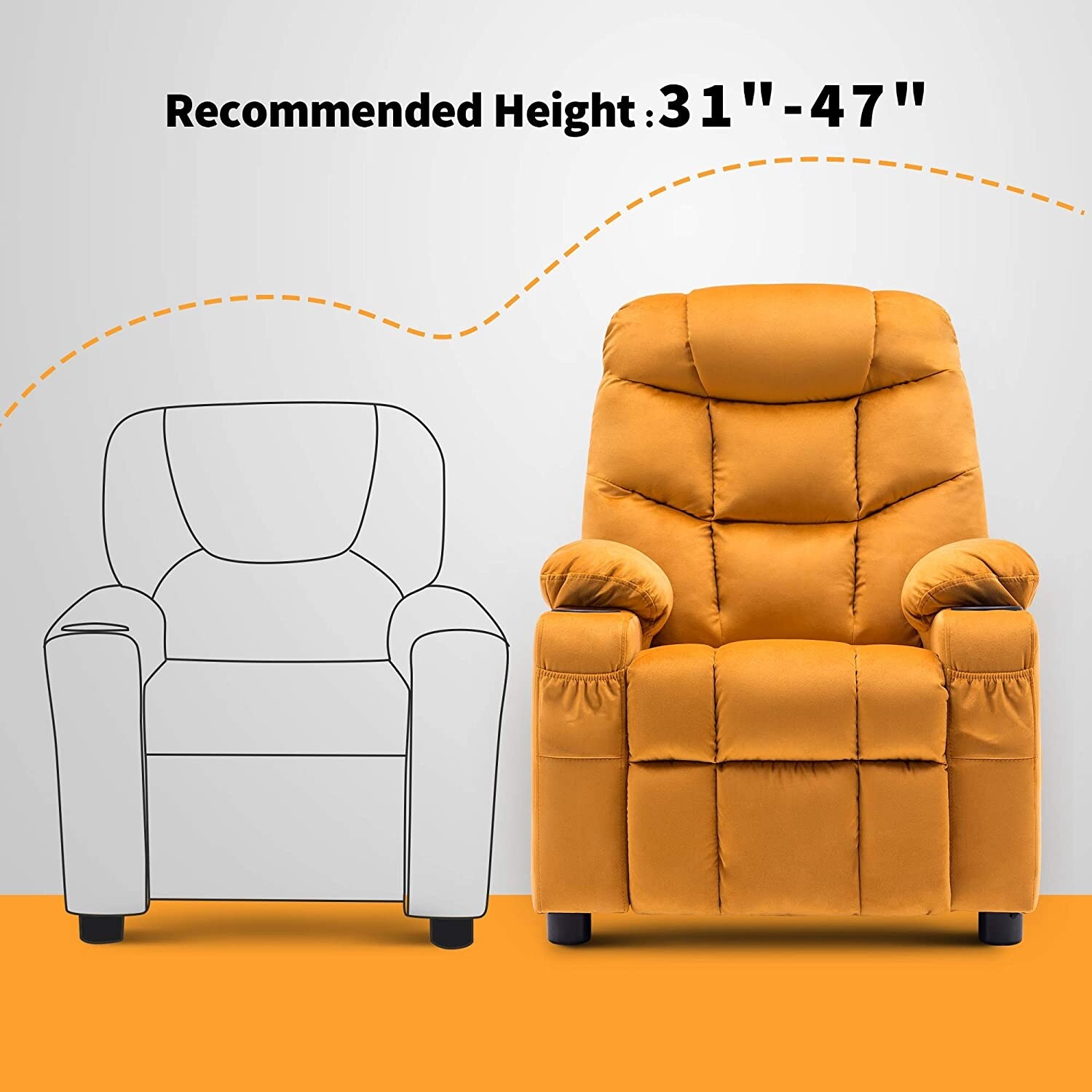 Big kid sales size recliner
